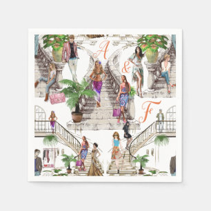 Die Modedesigner Serviette