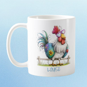 Die Modepolizei rief an… Dieses Huhn antwortete  Kaffeetasse