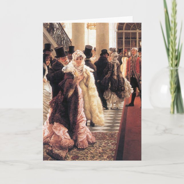 Die moderne Frau durch James Tissot Karte (Vorderseite)