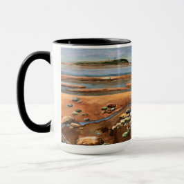 Die moderne Kunst verdrängt handgemalte Kunst Tasse