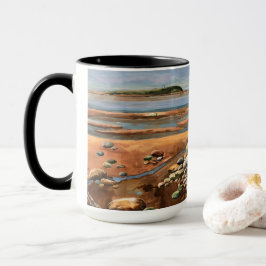 Die moderne Kunst verdrängt handgemalte Kunst Tasse