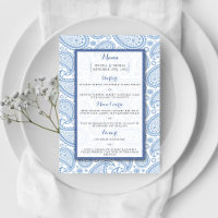 Die moderne Paisley Wedding Collection - Blue