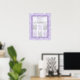 Die moderne Paisley Wedding Collection - Lila Poster (Home Office)