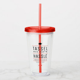 Die moderne Tassel war den problemlosen Abschluss Acryltrinkbecher
