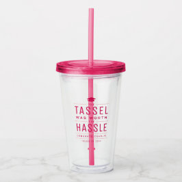 Die moderne Tassel war den problemlosen Abschluss Acryltrinkbecher