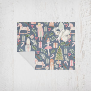 Die moderne Wasserfarbe Nutcracker Fleecedecke