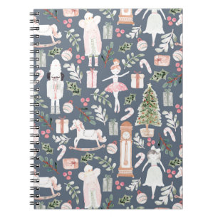 Die moderne Wasserfarbe Nutcracker Notizblock