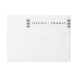 Die moderne Zickzack Hochzeitskollektion - Navy & 