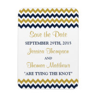 Die moderne Zickzack Hochzeitskollektion - Navy & 