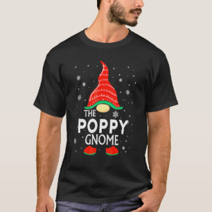 Die Mohn-Zwergen-Familien-Weihnachts-Pyjama-Mohn-Z T-Shirt