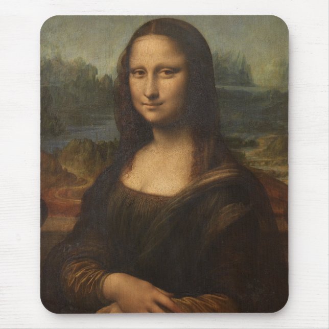 Die Mona Lisa durch Leonardo da Vinci Mousepad (Vorne)