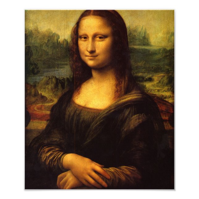 Die Mona Lisa Fotodruck (Vorne)