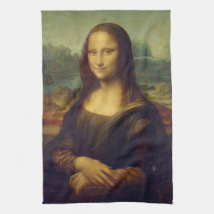 Die Mona Lisa Geschirrtuch