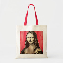 Die Mona Lisa im BAUHAUS-Stil Tragetasche