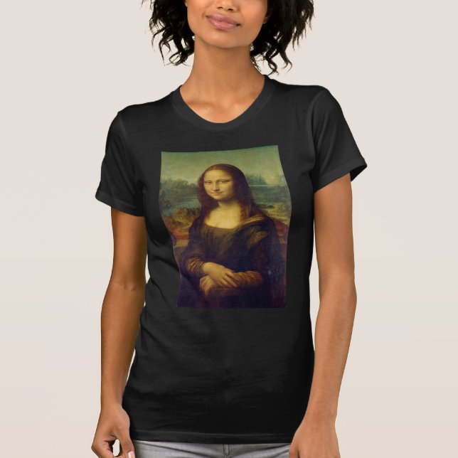 Die Mona Lisa La Joconde von Leonardo Da Vinci T-Shirt (Vorderseite)
