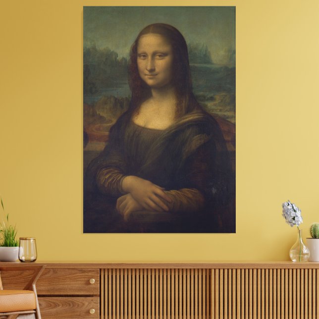 Die Mona Lisa Leinwanddruck (Insitu (Wohnzimmer))