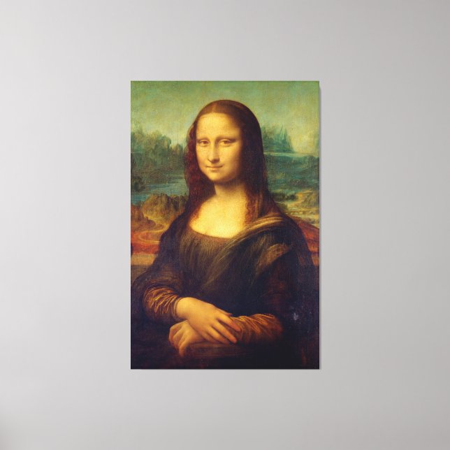 Die Mona Lisa Leinwanddruck (Vorderseite)