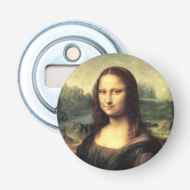 Die Mona Lisa Leonardo da Vinci Flaschenöffner (Vorderseite)
