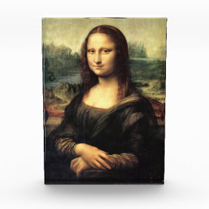 Die Mona Lisa Leonardo da Vinci Fotoblock