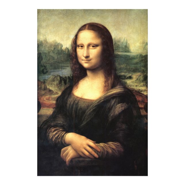 Die Mona Lisa Leonardo da Vinci Fotodruck (Vorne)