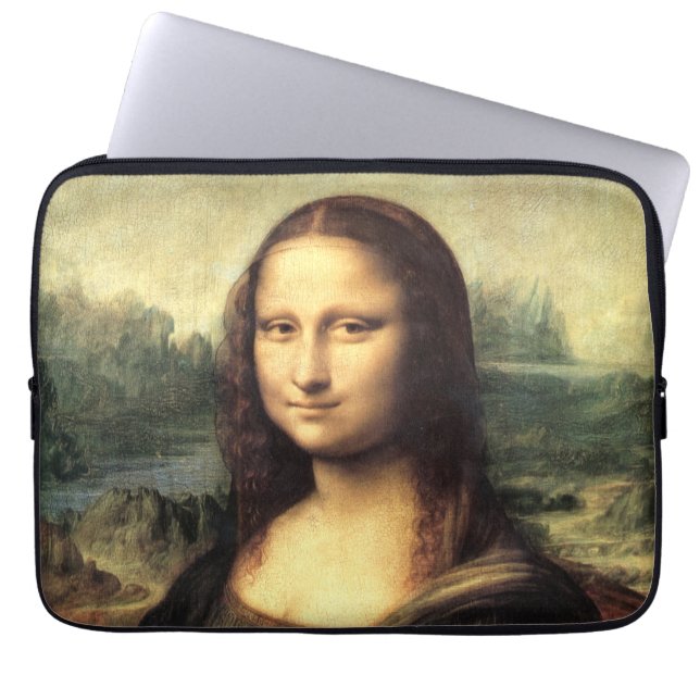 Die Mona Lisa Leonardo da Vinci Laptopschutzhülle (Vorderseite)