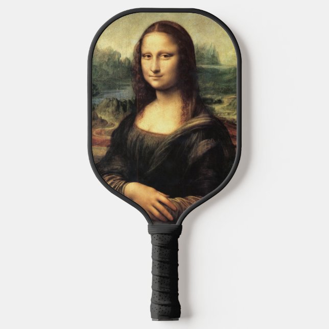 Die Mona Lisa Leonardo da Vinci Pickleball Schläger (Vorderseite)