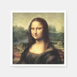 Die Mona Lisa Leonardo da Vinci Serviette