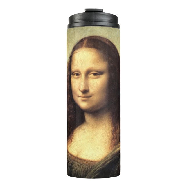 Die Mona Lisa Leonardo da Vinci Thermosbecher (Vorderseite)