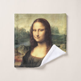 Die Mona Lisa Leonardo da Vinci Waschlappen