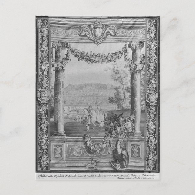 Die monate oder königliche Residenz Postkarte (Vorderseite)