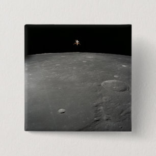 Die Mondfähre Apollo 12 furchtlos Button