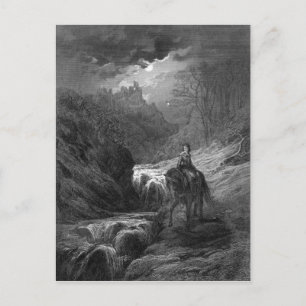 Die Mondlichtreise Postkarte