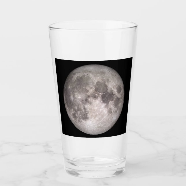 Die Mondnähe (Mondlandschaft) Glas (Vorderseite)