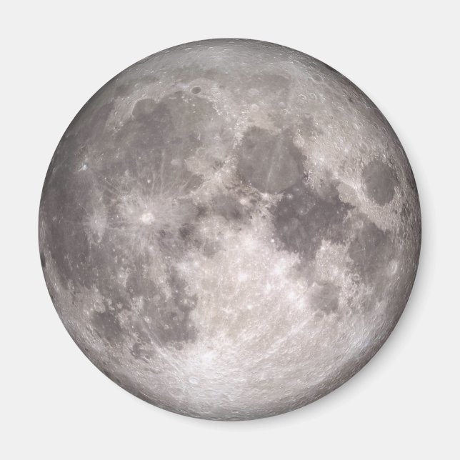 Die Mondnähe (Mondlandschaft) Magnet (Vorne)