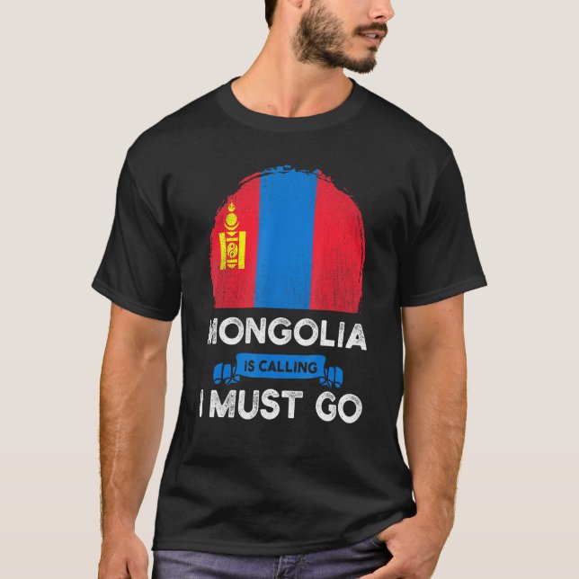 Die Mongolei fordert, dass ich zum mongolischen Er T-Shirt (Vorderseite)