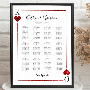 Die Mongram Playing Card Wedding Collection Poster