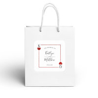 Die Mongram Playing Card Wedding Collection