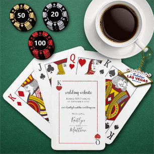 Die Mongram Playing Card Wedding Collection Spielkarten