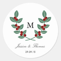 Die Monogram Berry Bush Wedding Collection
