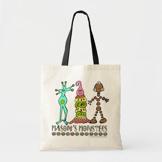 Die Monster-Tasche des Maurers Tragetasche (Vorne)