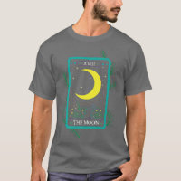 Die Moon Tarot Card mit Sternen Vintages, farbiges