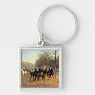 Die Morgen-Fahrt, faule Reihe, Hyde Park, 1894 (Ö Schlüsselanhänger