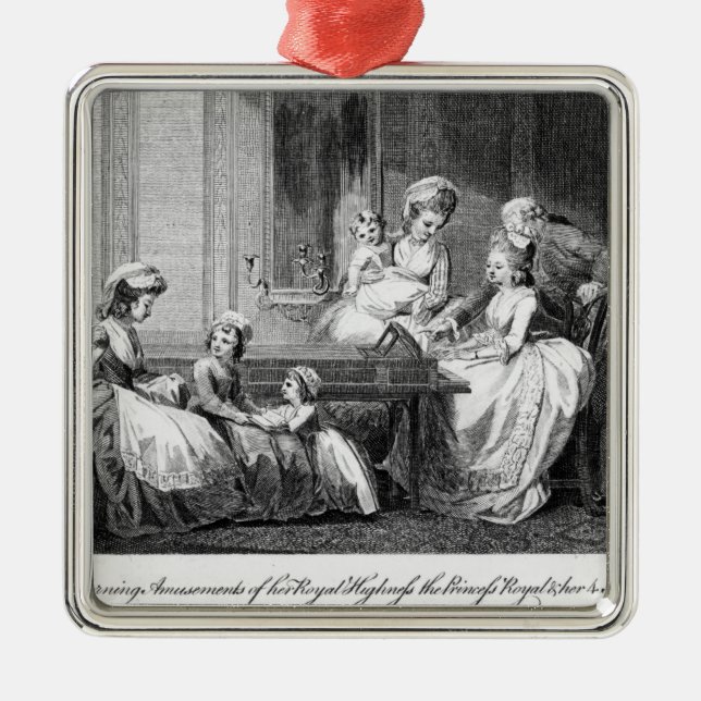 Die Morgen-Unterhaltungen der Königsfamilie Silbernes Ornament (Vorne)