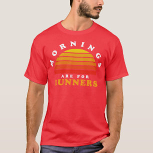 Die Morgenstunden sind für die Läufer Marathon lau T-Shirt