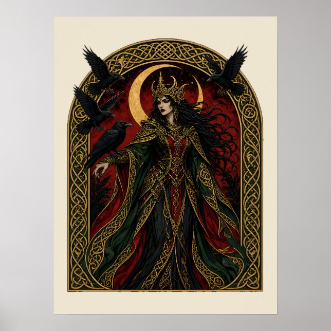 Die Morrigan, Königin der Phantome Poster (Vorne)