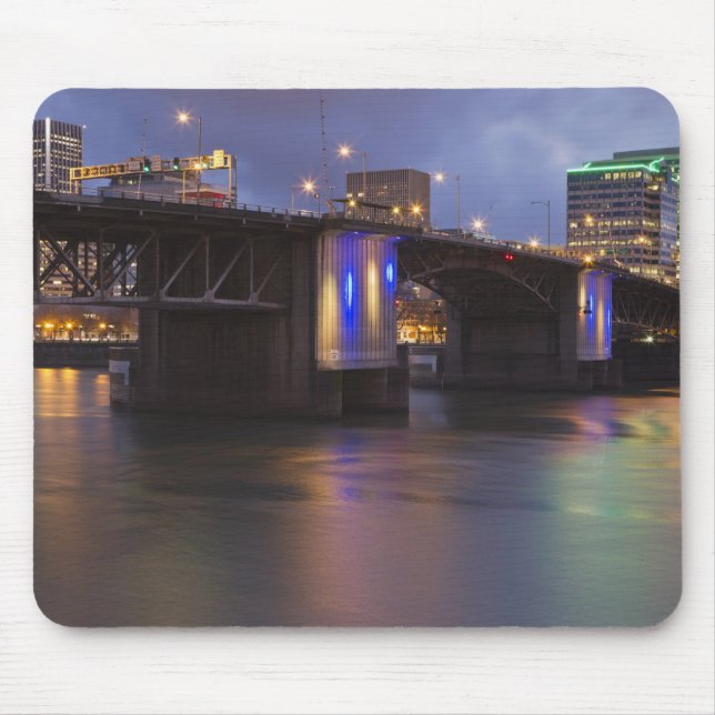 Die Morrison-Brücke über den Willamette-Fluss Mousepad (Vorne)
