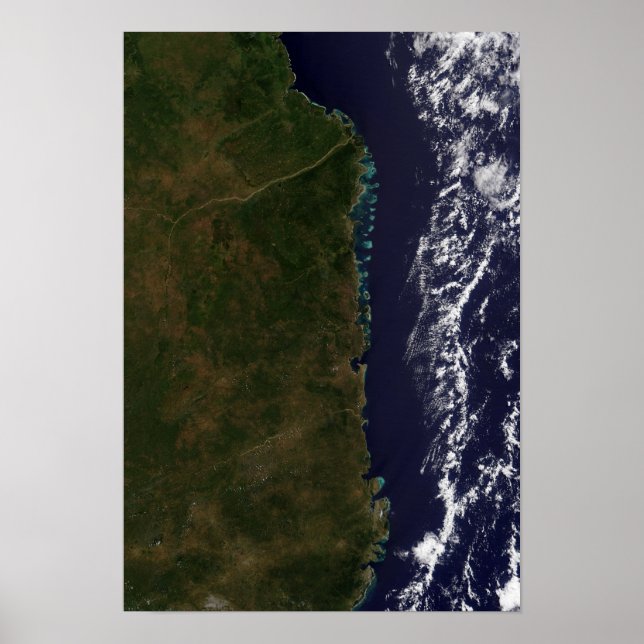 Die mosambikanische Küste Poster (Vorne)