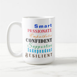 Die Motivierend Farbenpracht der Großfrauen Kaffeetasse