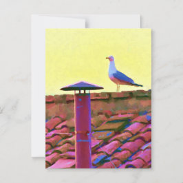 Die Möwe am Nachmittag des Konklaven Postkarte