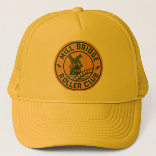 Die Mühlbrücken-Rollen-Eisbahn, Lyon, Illinois Truckerkappe
